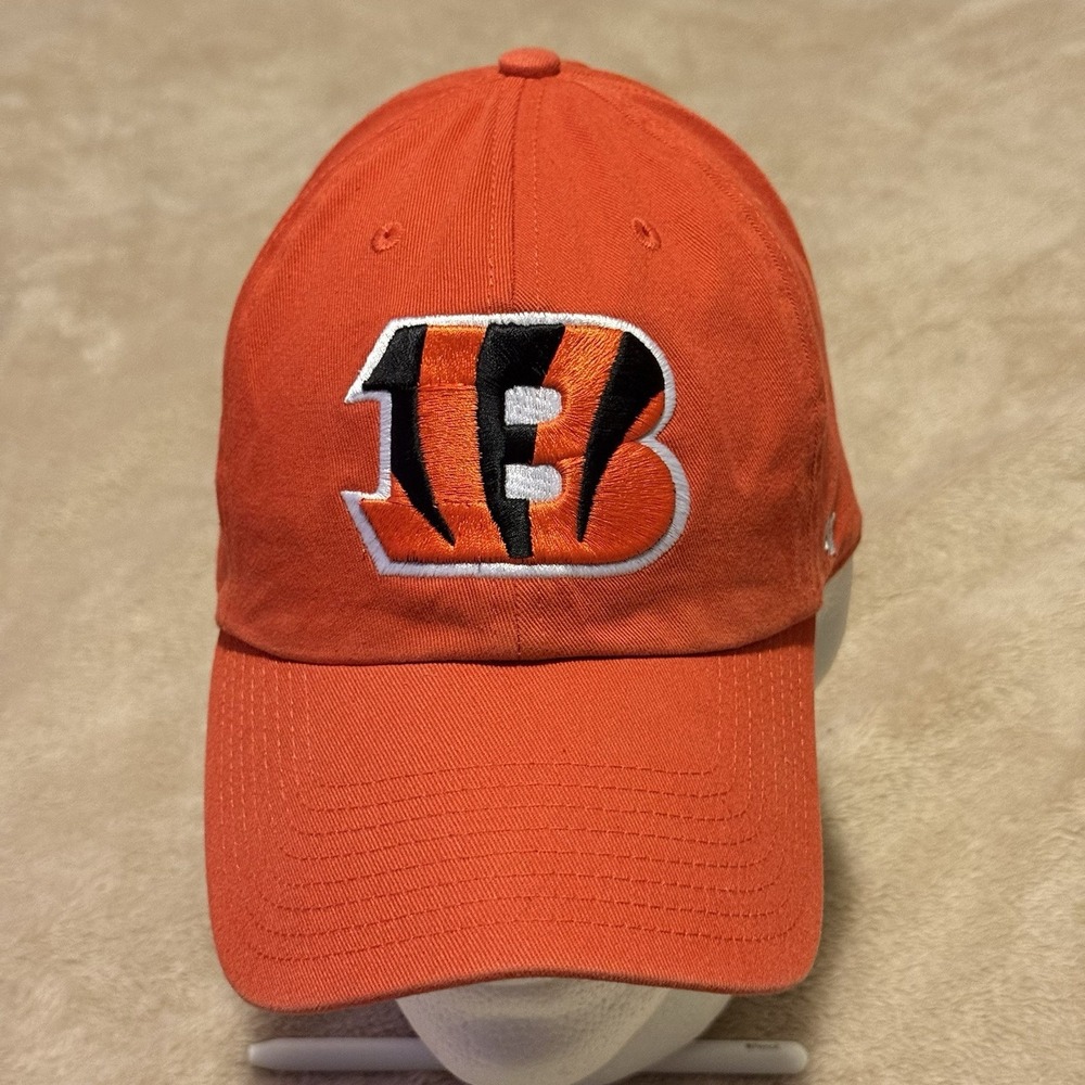 Cincinnati Bengals '47 Brand Clean Up Hat – Orange Adjustable NFL Dad Cap